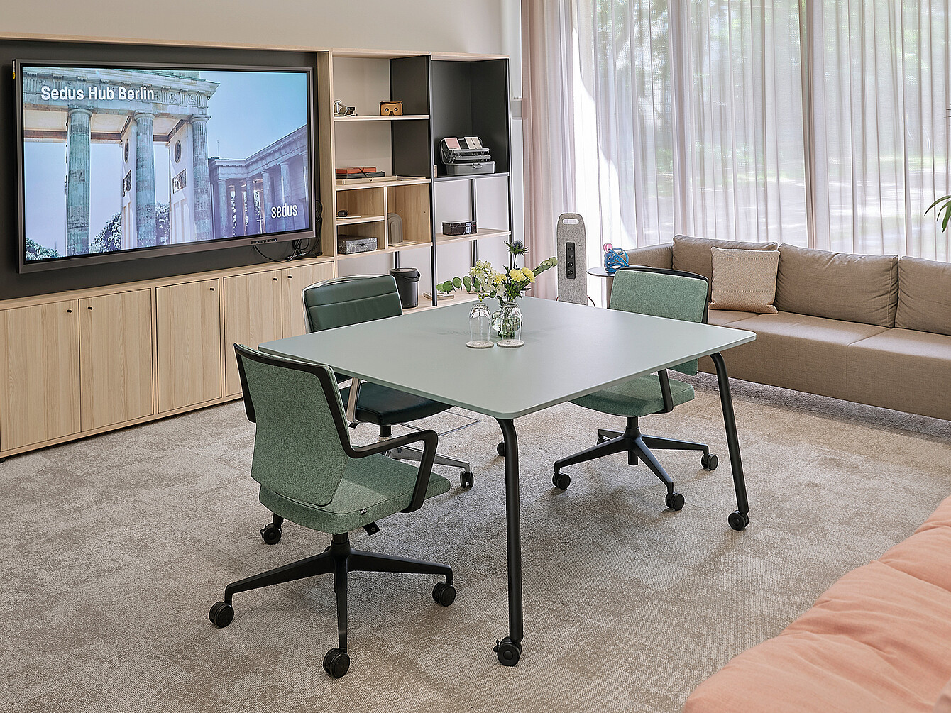 Salle d’atelier Sedus HUB Berlin