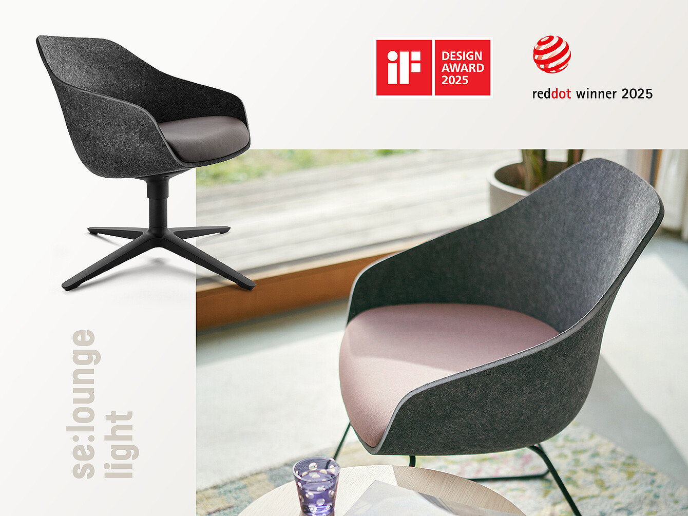 Sostenible y galardonado por su diseño: se:lounge light