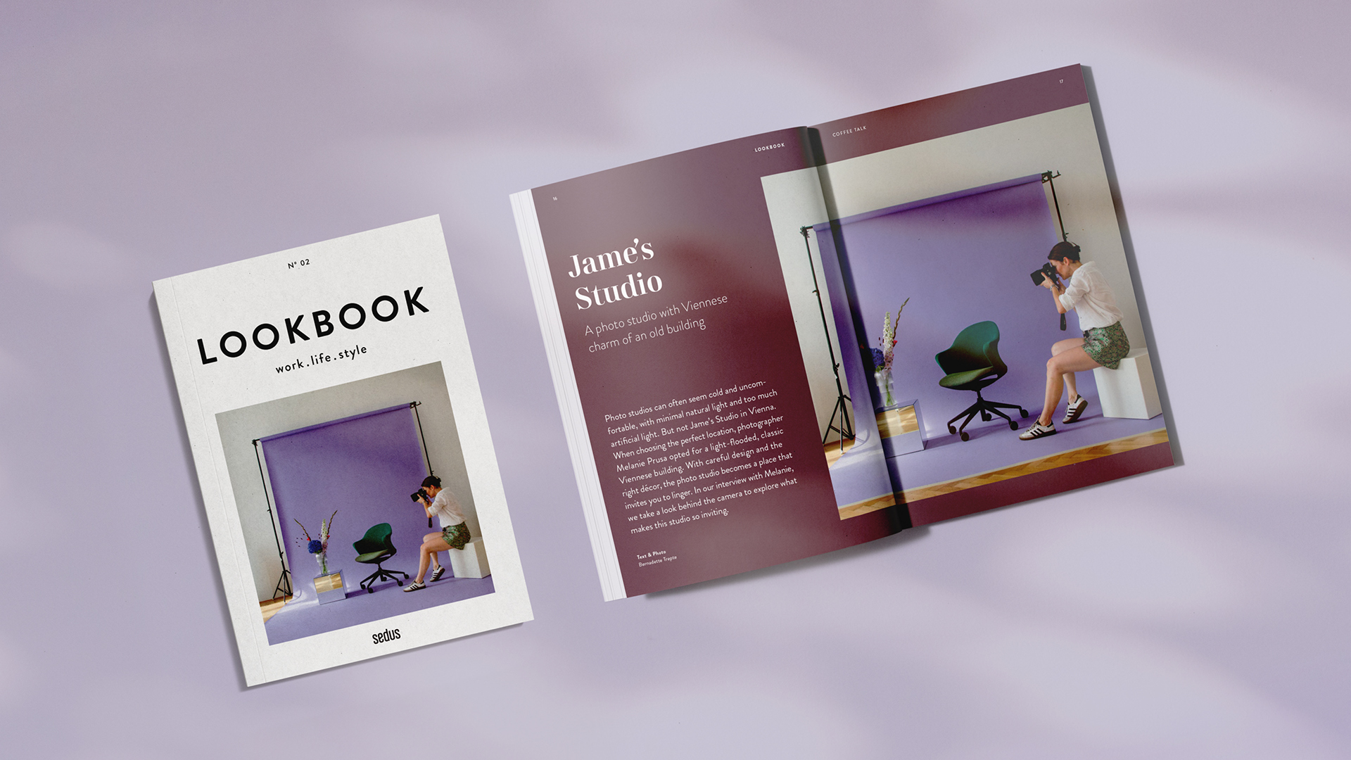 Tout sous le signe du café : le LOOKBOOK N° 02 de Sedus est arrivé