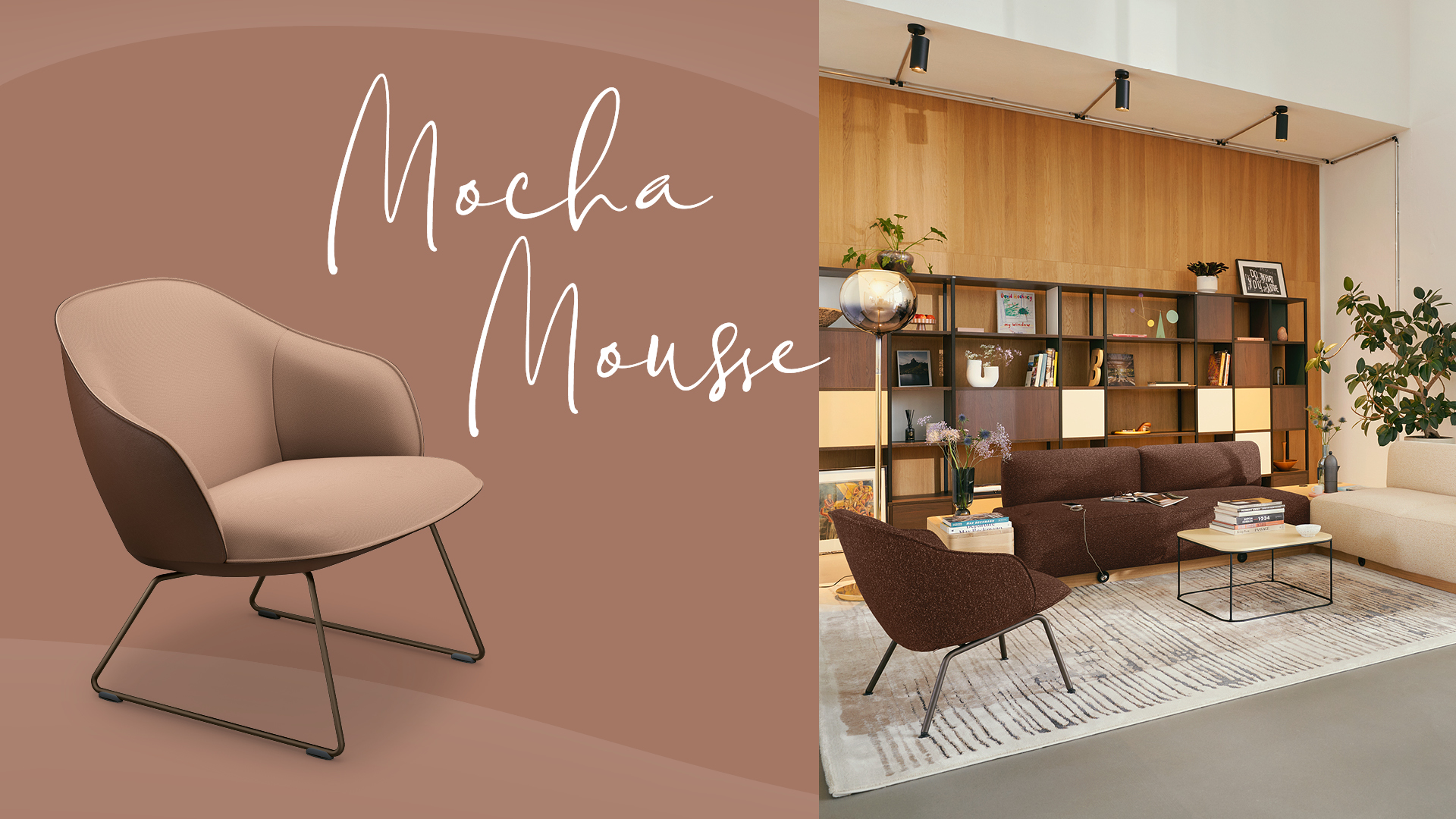 Mocha Mousse – La couleur Pantone 2025 rencontre le Sedus Smart Café